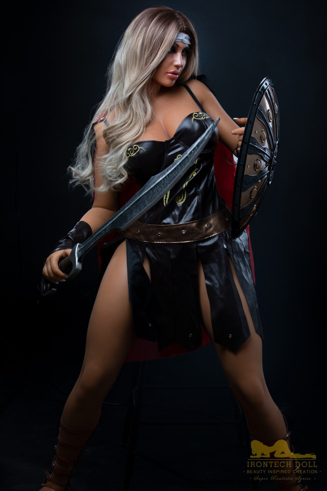 Hedy Warrior sexdukke (Irontech Doll 164cm e-cup S26 silikon)