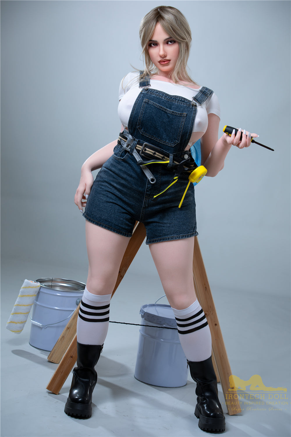 Claudia sexdukke (Irontech Doll 160cm H-cup S17 silikon)