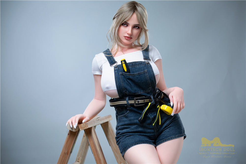 Claudia sexdukke (Irontech Doll 160cm H-cup S17 silikon)