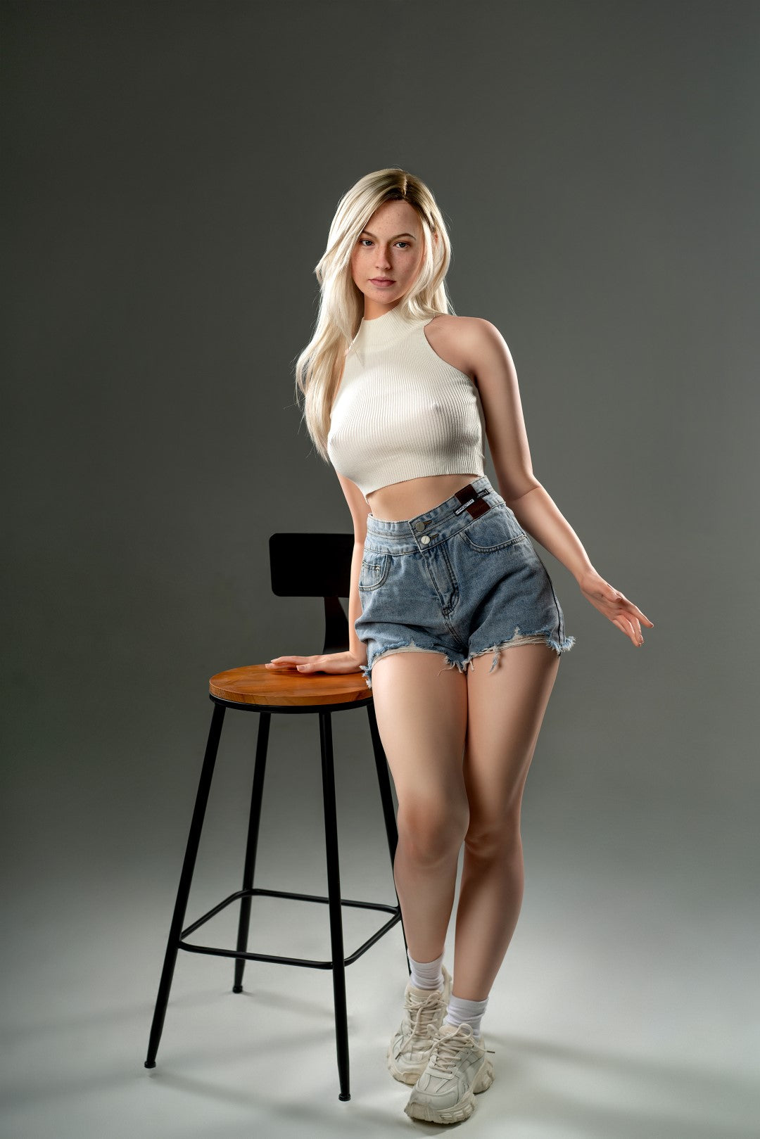 Evelina sexdukke (Zelex 175 cm E-cup GE98-1 silikon)