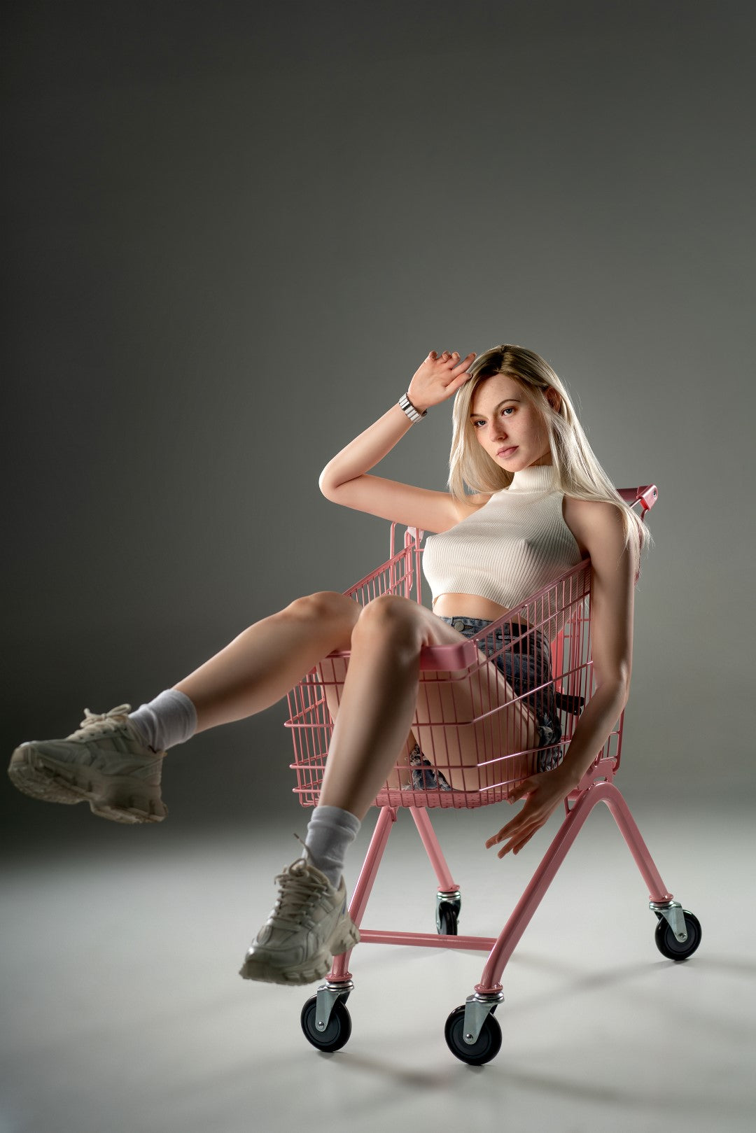 Evelina sexdukke (Zelex 175 cm E-cup GE98-1 silikon)