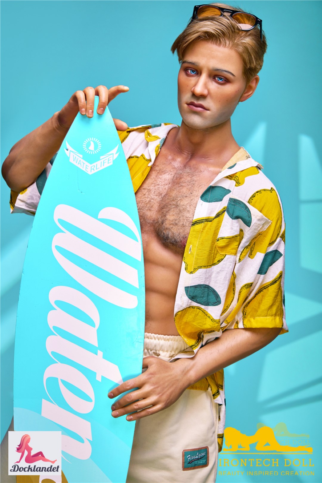 Jack mannlig sexdukke (Irontech Doll 176cm M4 silikon)