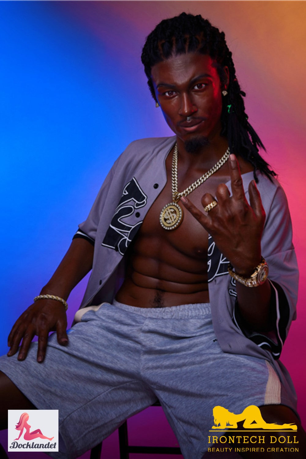 Regning mannlig sexdukke (Irontech Doll 170 cm M7 silikon)