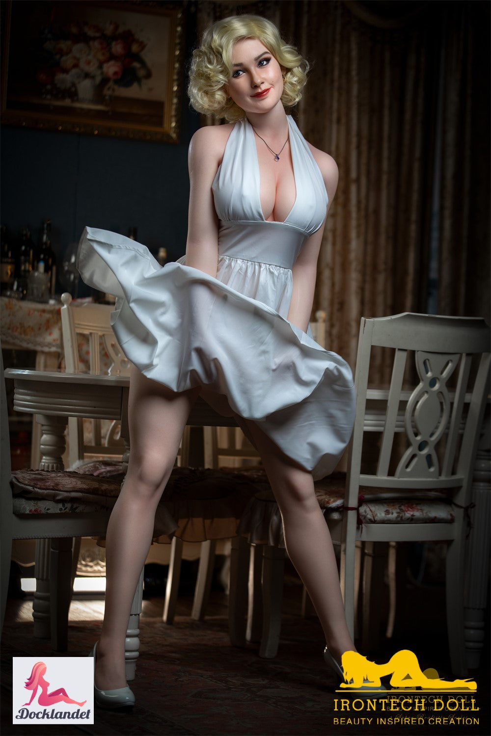 Marilyn sexdukke (Irontech Doll 164 cm E-cup S12 silikon)