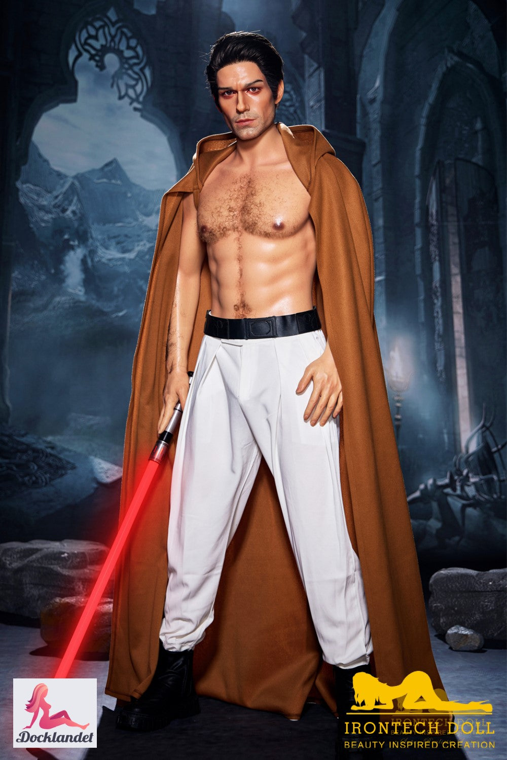 Luke mannlig sexdukke (Irontech Doll 170 cm M5 silikon)