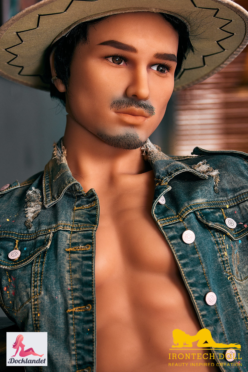 Kelvin mannlig Torso sexdukke (Irontech Doll 100cm #203 TPE)